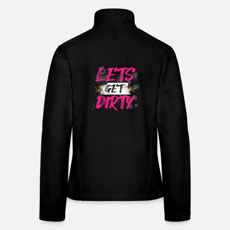 On va salir la course boueuse Schlammlauf Muddy Run Veste en tissu softshell Femme