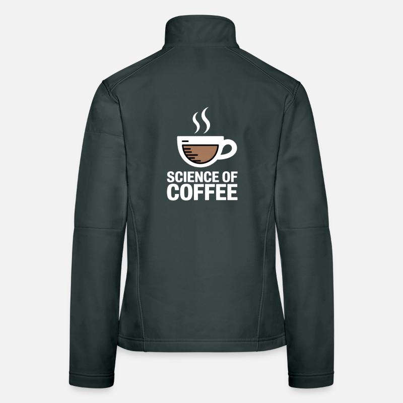 Rituel de la science du café et de l’espresso Veste en tissu softshell Femme