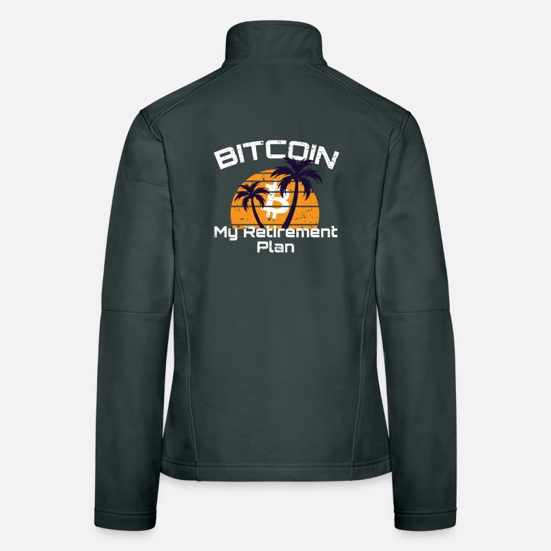Bitcoin - 21 millions - Cryptomonnaie Veste en tissu softshell Femme