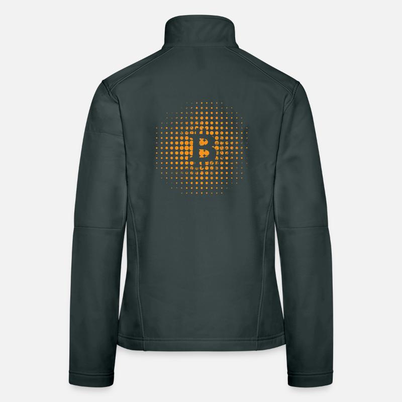 Bitcoin, Bitcoiner Geschenkidee Frauen Softshelljacke