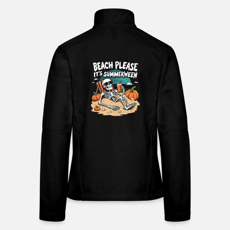 Plage, s’il vous plaît, Summerween Halloween Veste en tissu softshell Femme