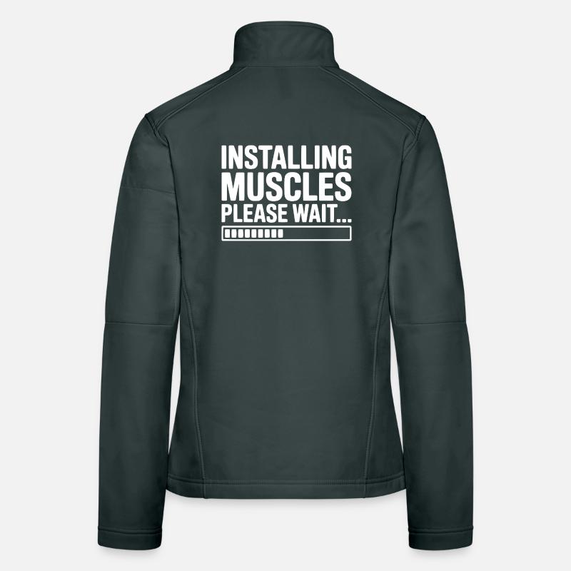 Installing Muscles Please Wait... Women's Softshell Jacket