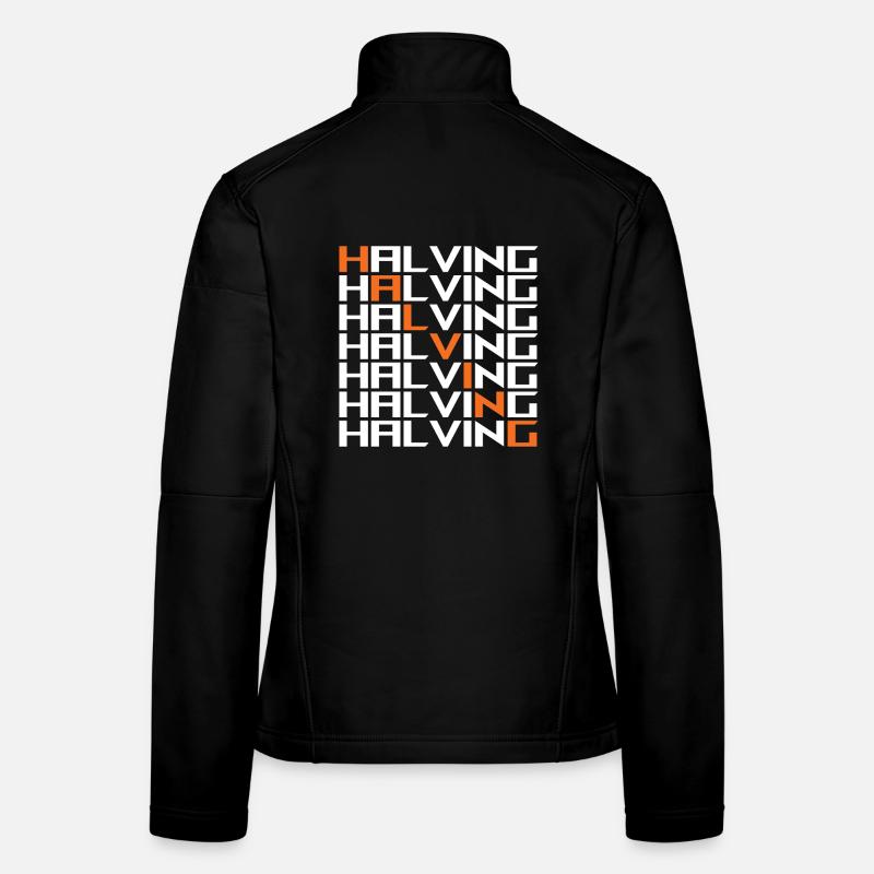 Halving Bitcoin Frauen Softshelljacke