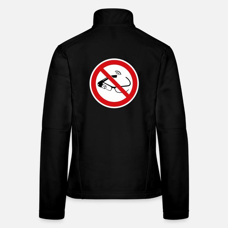 Smart glasses prohibited Women's Softshell Jacket