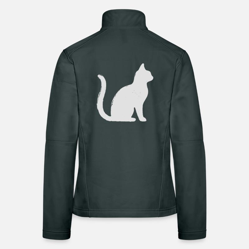 Chat Veste en tissu softshell Femme