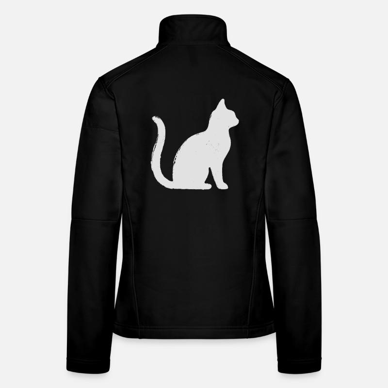 Chat Veste en tissu softshell Femme