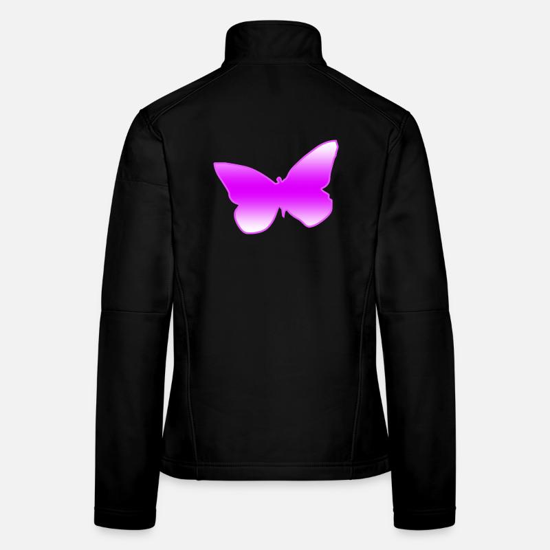 Papillon Veste en tissu softshell Femme