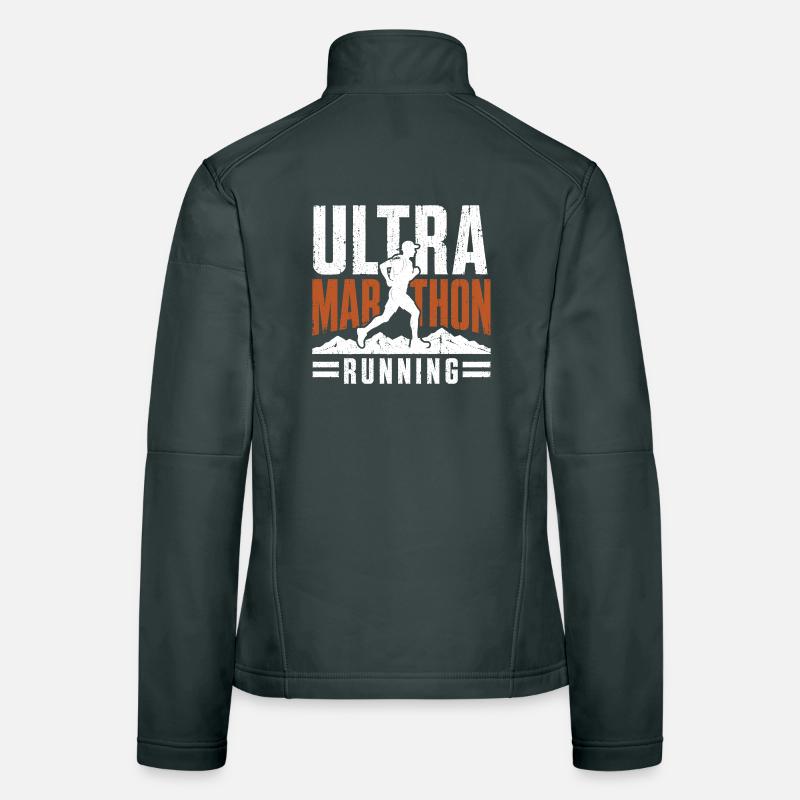 Course d’ultramarathon en détresse Veste en tissu softshell Femme