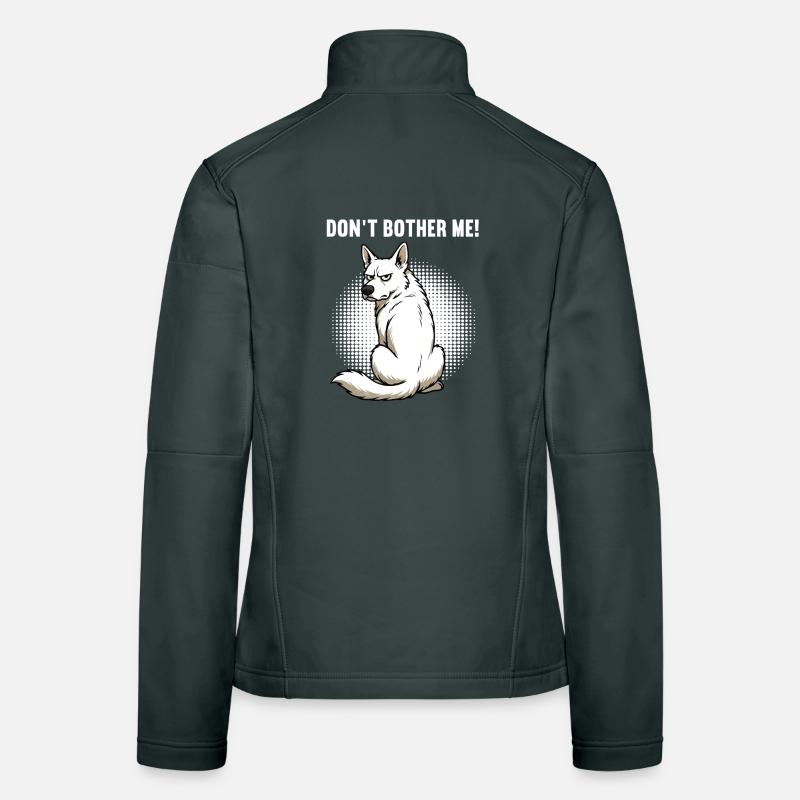 Ne me dérange pas, Berger Blanc Veste en tissu softshell Femme