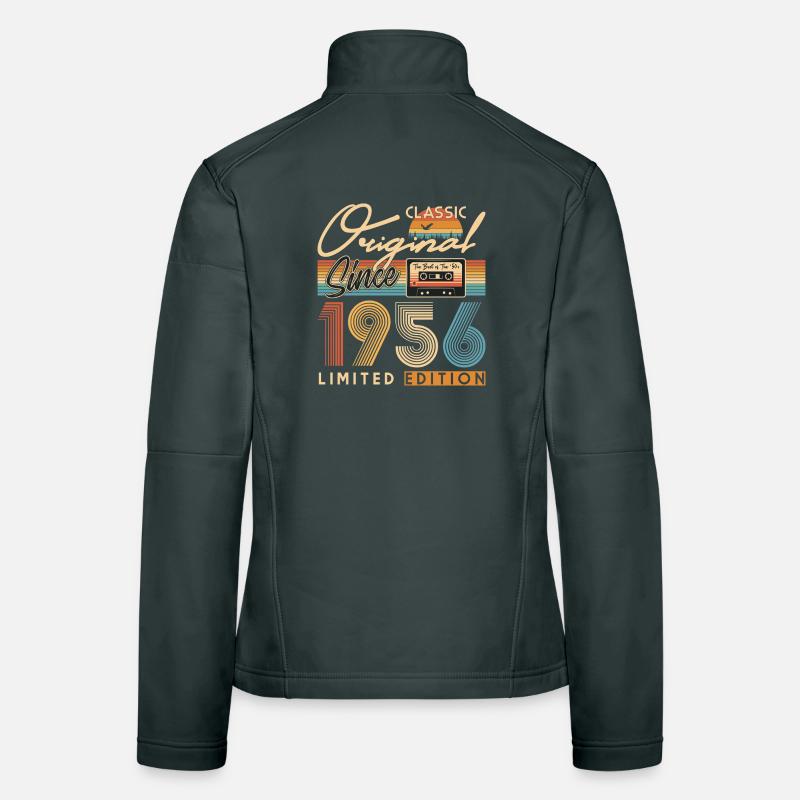 70e anniversaire, 70 ans Veste en tissu softshell Femme