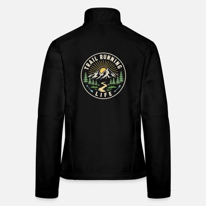 Trailrunning-Leben Frauen Softshelljacke