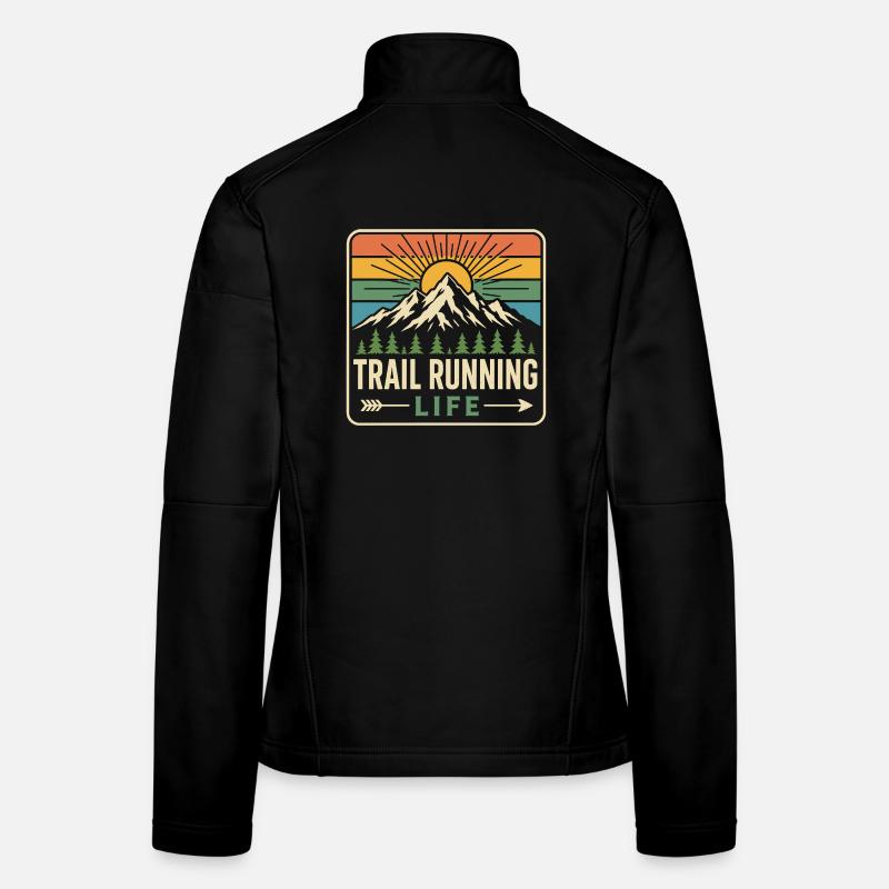 Trailrunning-Leben Frauen Softshelljacke