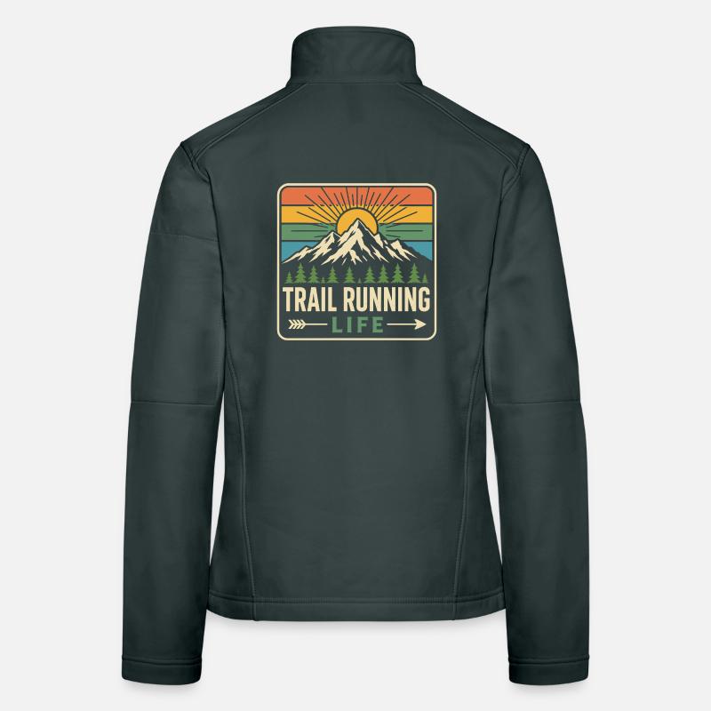 Trailrunning-Leben Frauen Softshelljacke