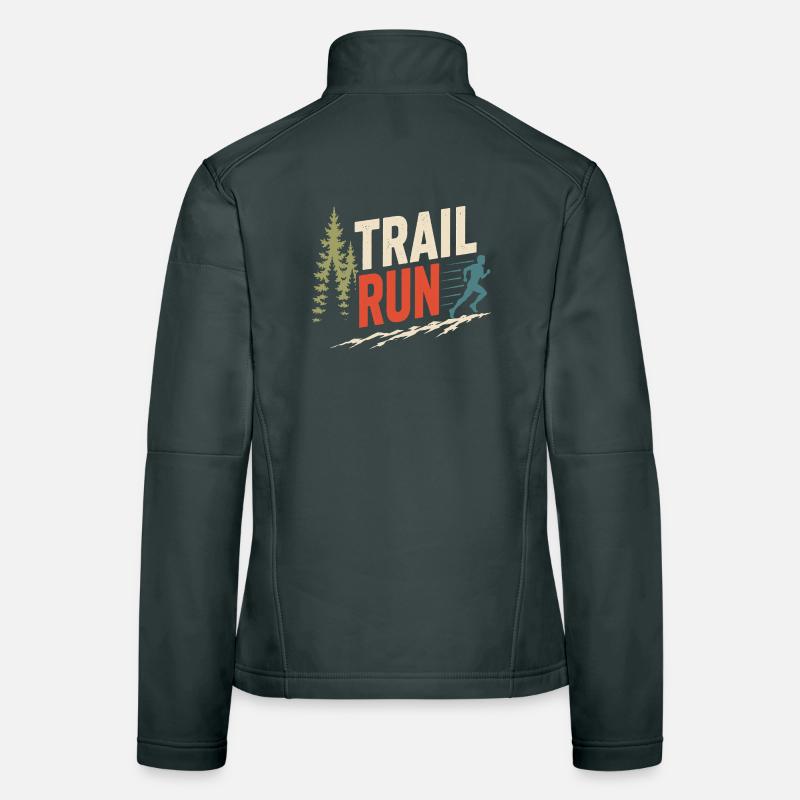 Course sur sentier Veste en tissu softshell Femme
