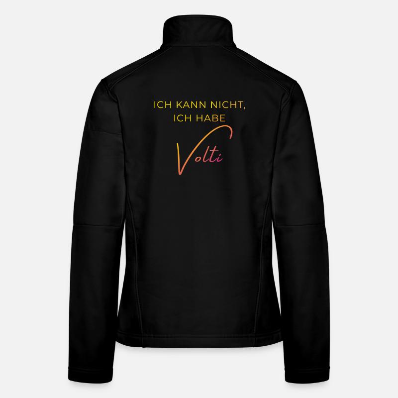 Voltigieren Training: Lustiger Volti Spruch Frauen Softshelljacke