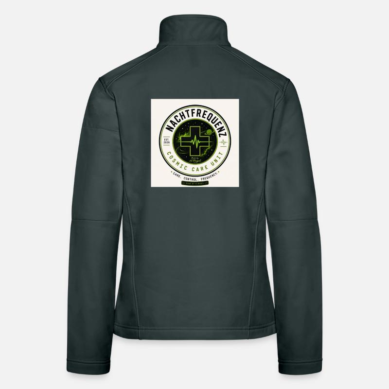 Nachtfrequenz Kosmische Pflege Einheit Frauen Softshelljacke