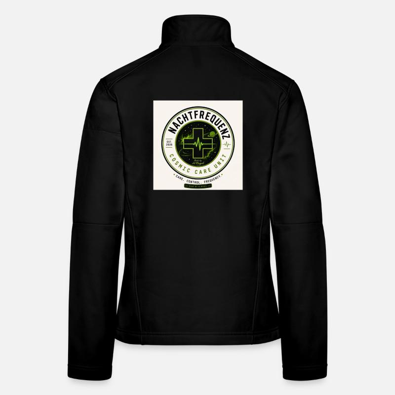 Night Frequency Cosmic Care Unit Women's Softshell Jacket