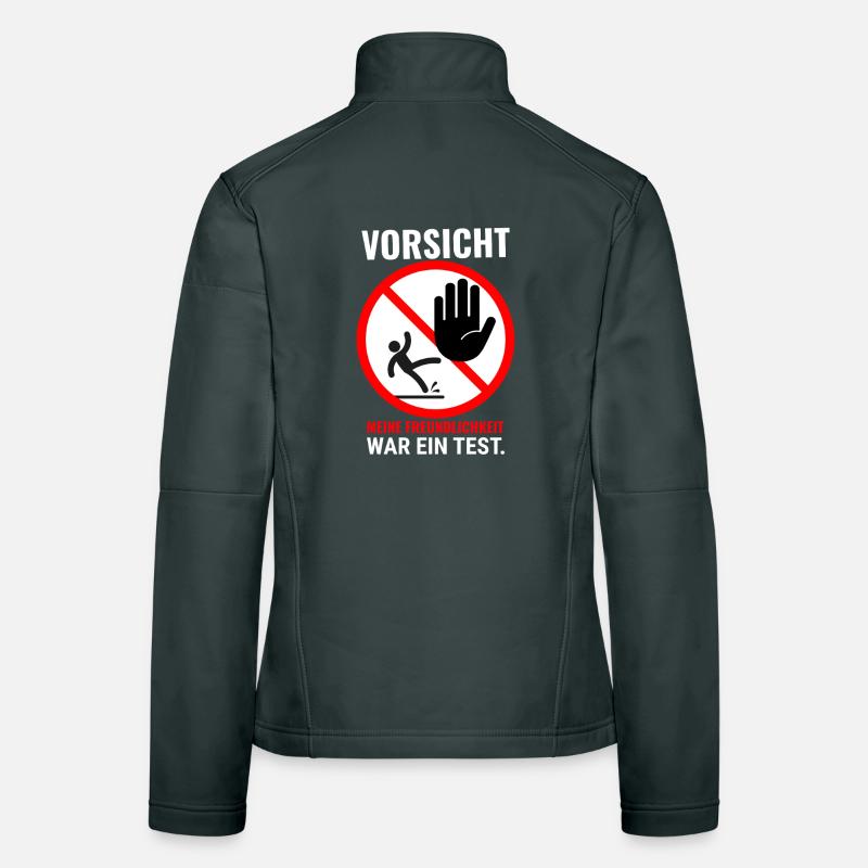 Freundlichkeit War Test Frauen Softshelljacke