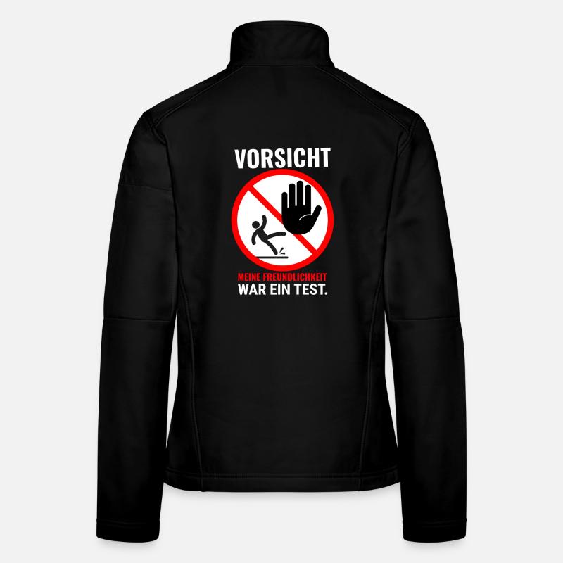 Freundlichkeit War Test Frauen Softshelljacke