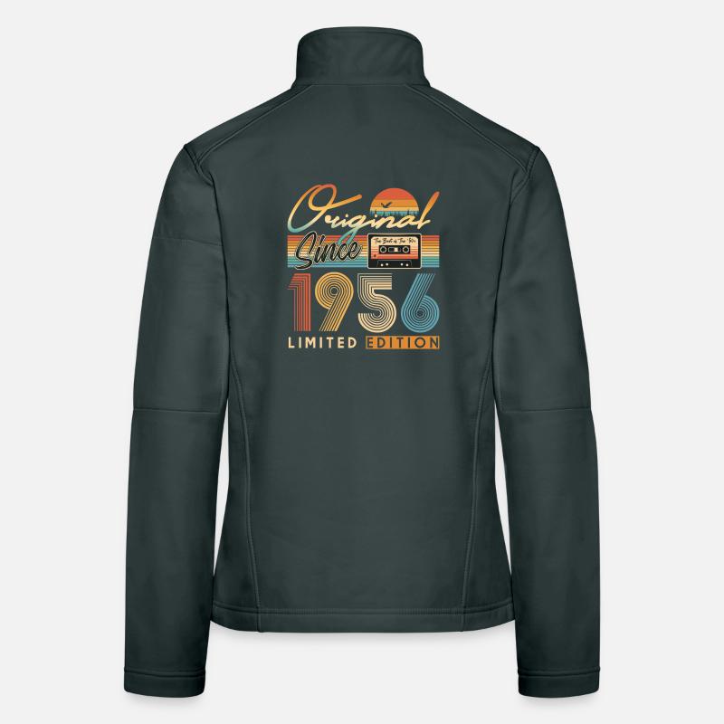 70e anniversaire, 70 ans Veste en tissu softshell Femme