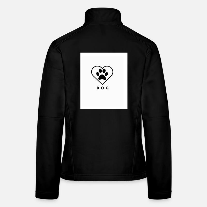 L’amour des chiens Veste en tissu softshell Femme