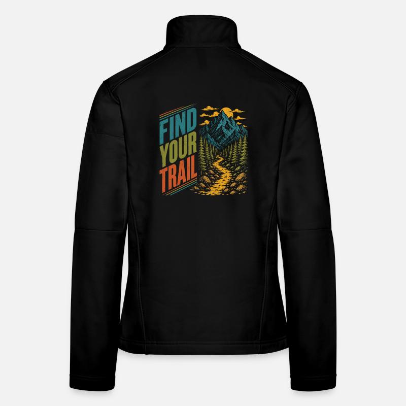Mountains - Find Your Trail Women's Softshell Jacket
