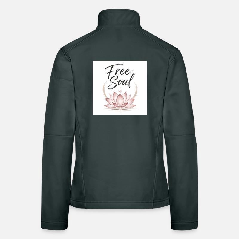 Fleur de Lotus de l’Âme Libre Veste en tissu softshell Femme