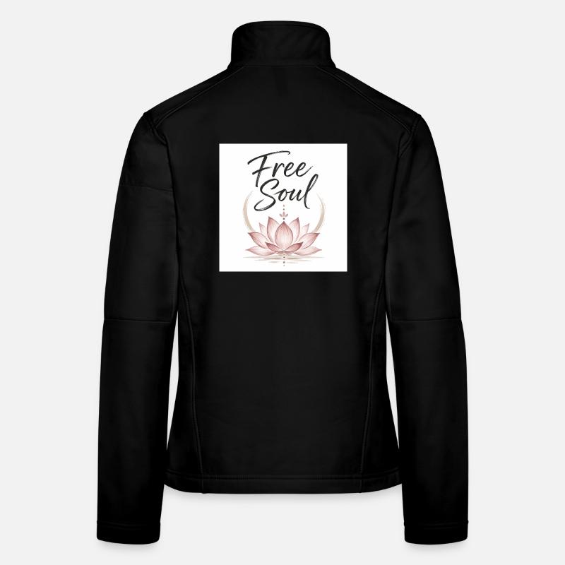 Fleur de Lotus de l’Âme Libre Veste en tissu softshell Femme