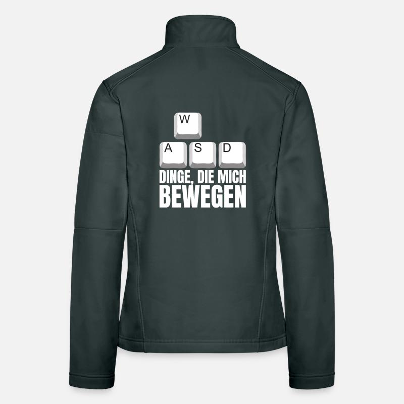 Dinge Die Mich Bewegen WASD PC Gamer Frauen Softshelljacke