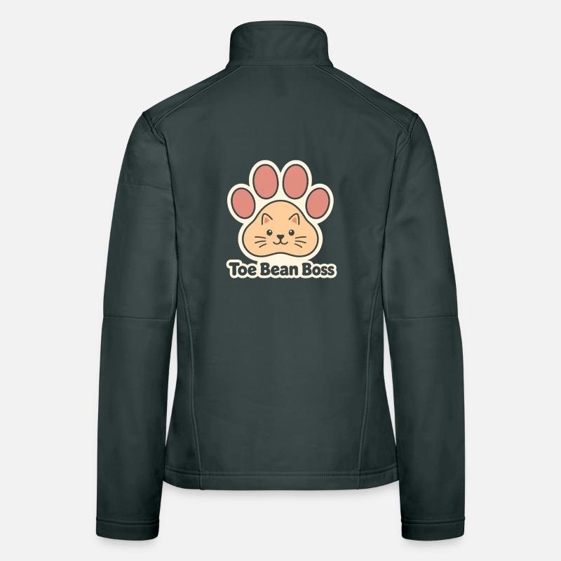 Toe Bean Cat Paws Cuddle Women's Softshell Jacket
