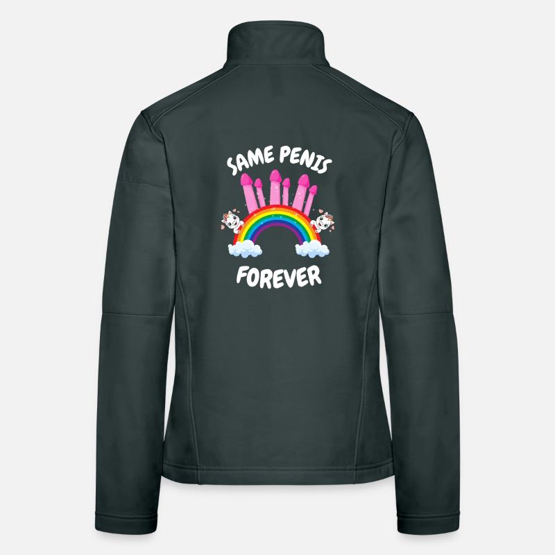 Same Penis Forever Bride Women's Softshell Jacket