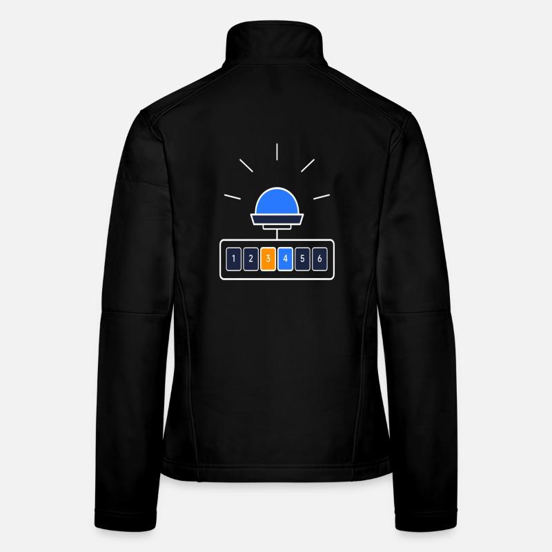 BOS FMS Status 3 Funkmeldesystem Frauen Softshelljacke