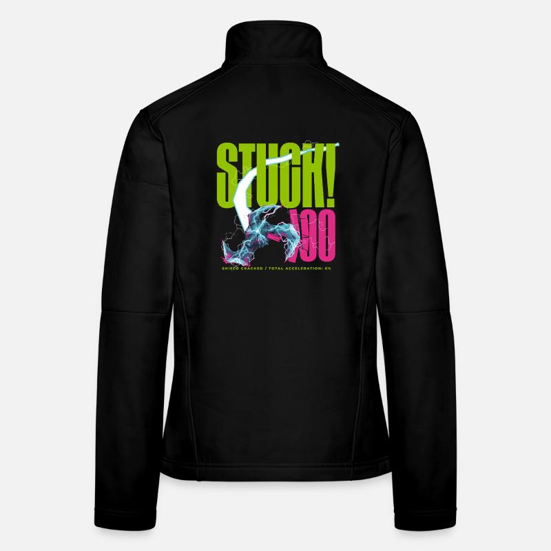 STUCK! 100 Shield Cracked Women's Softshell Jacket