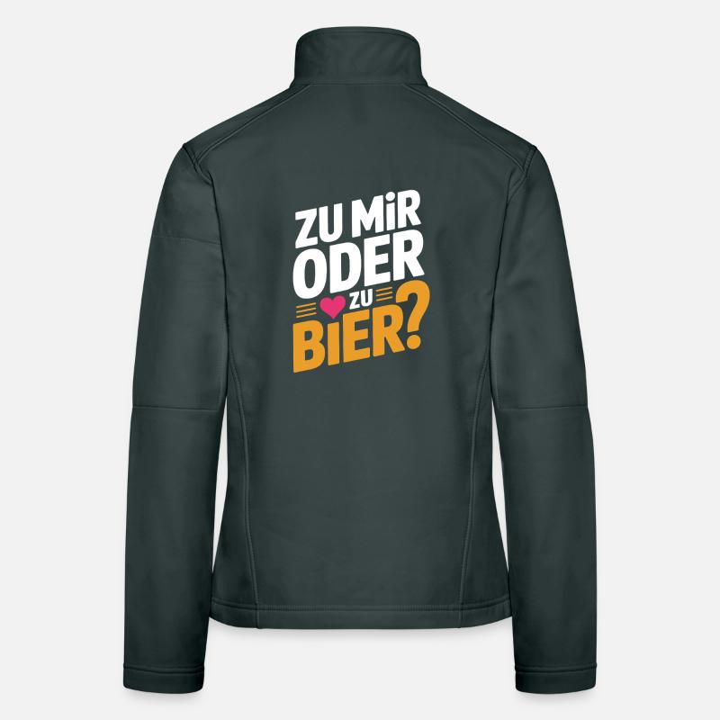 Bier Zu Mir Oder Zu Bier Flirt Single Party Malle Frauen Softshelljacke