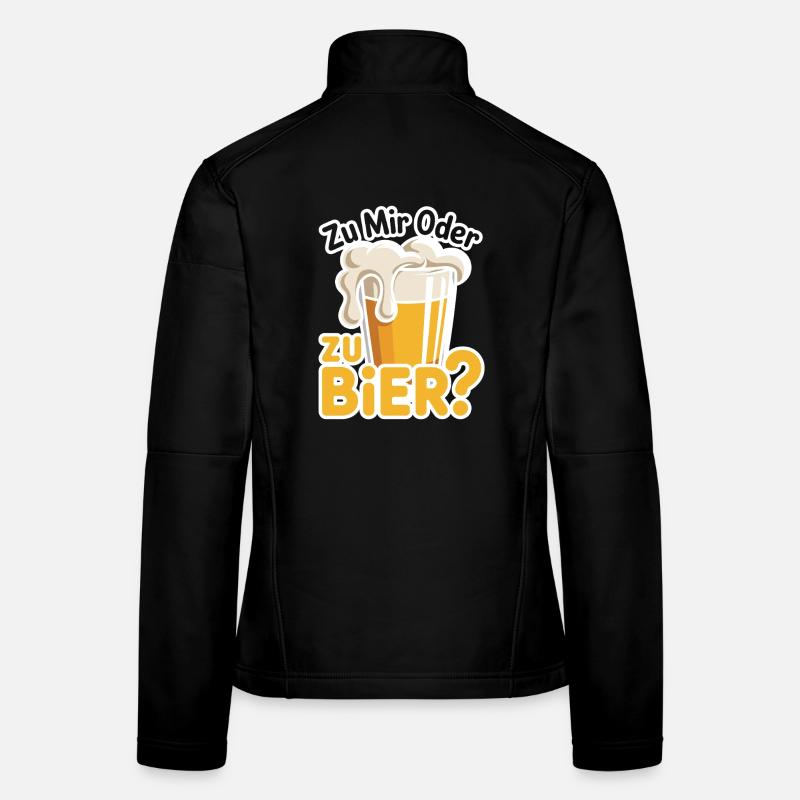 Bier Zu Mir Oder Zu Bier Flirt Single Party Malle Frauen Softshelljacke