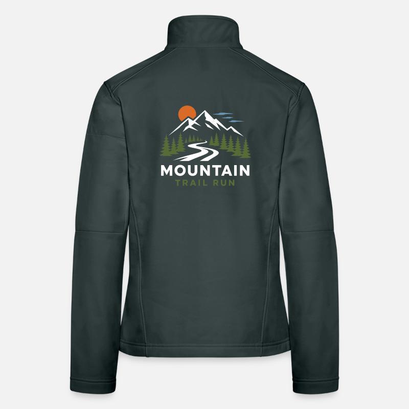 Course de montagne Veste en tissu softshell Femme