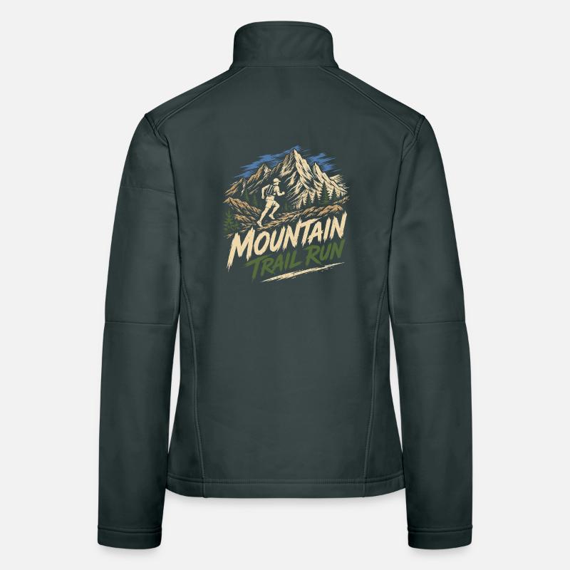Course de montagne Veste en tissu softshell Femme