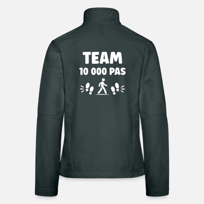 Equipe 10 000 Pas – Défi Marche Veste en tissu softshell Femme