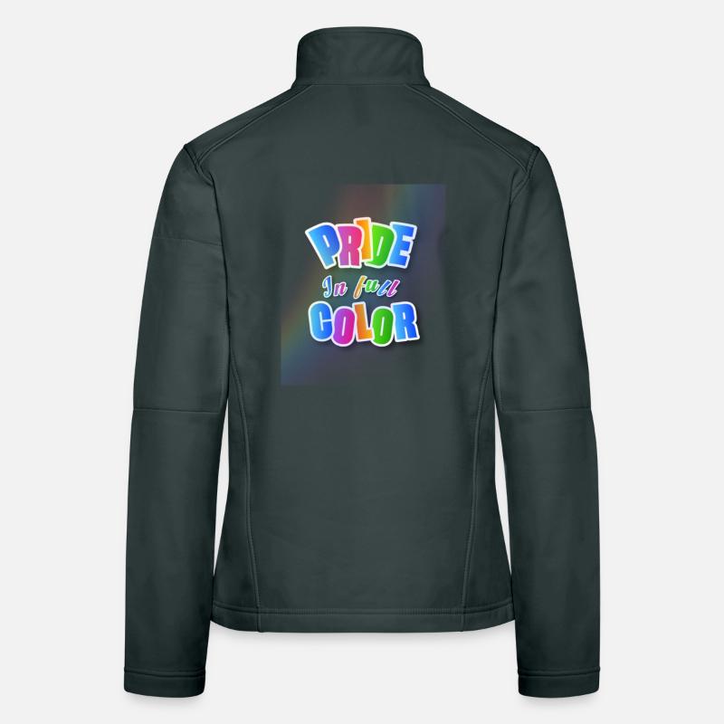 Stolz auf Regenbogenfarben Frauen Softshelljacke