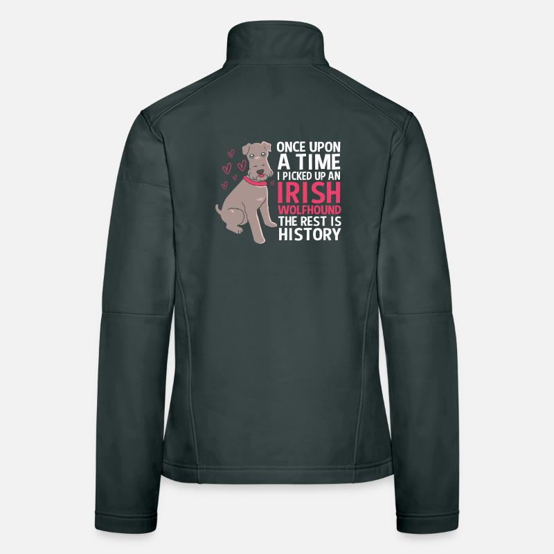 Irish wolfhound Women's Softshell Jacket