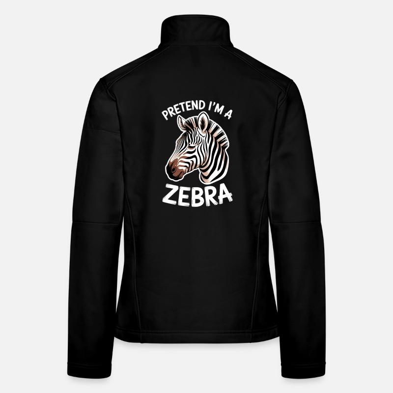 Zebra Sprüche Zebras Lustiges Zebra Geschenk Frauen Softshelljacke
