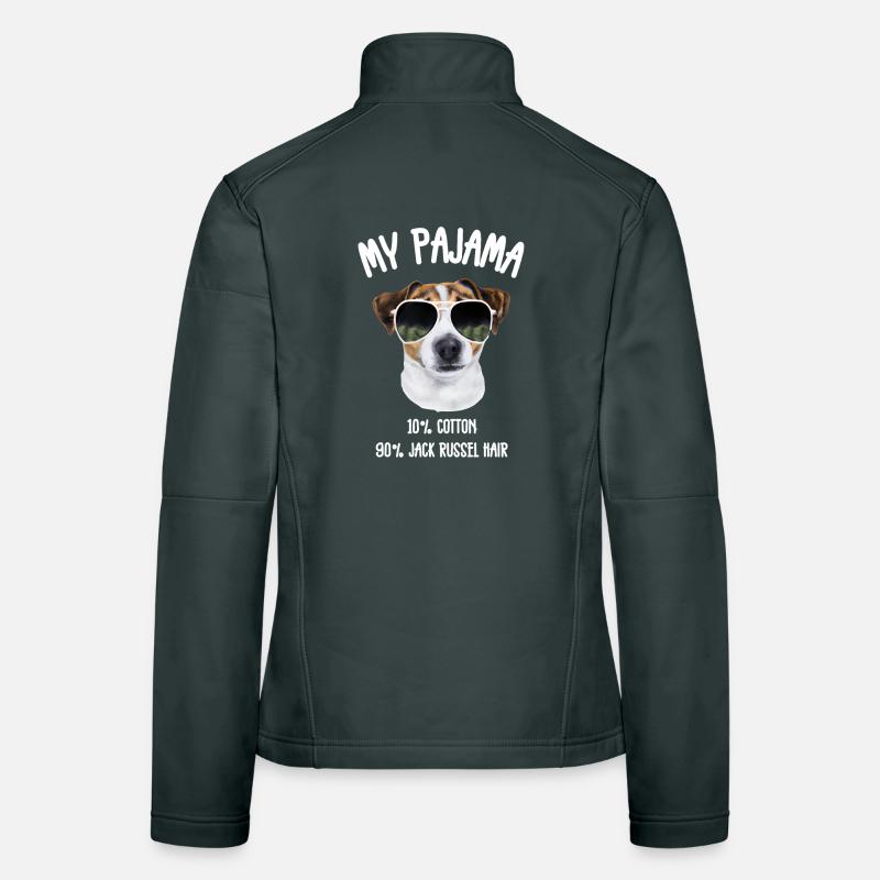 Jack Russell Pyjama Frauen Softshelljacke