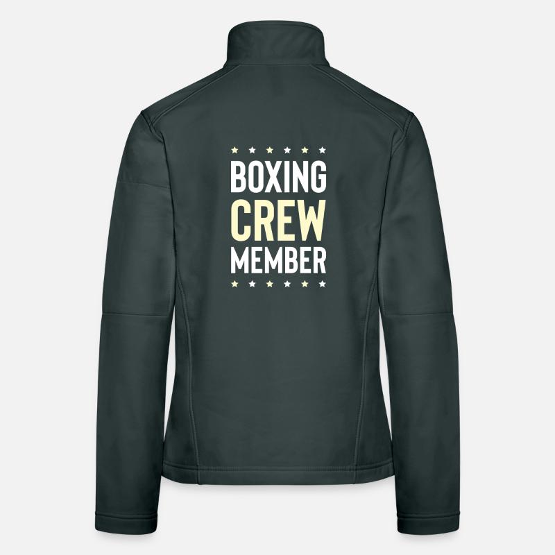 Équipe de boxe Veste en tissu softshell Femme