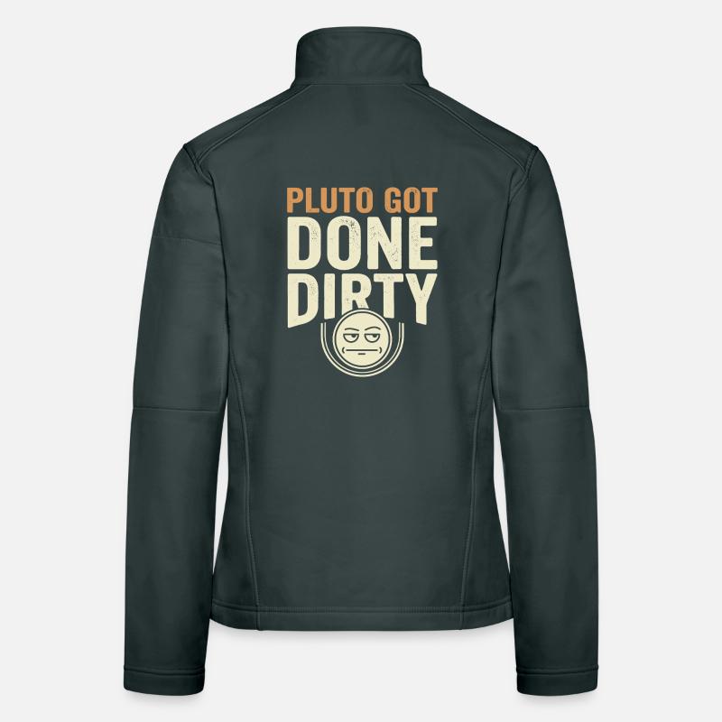 Pluto Justice for Pluto Never forget Pluto Women's Softshell Jacket