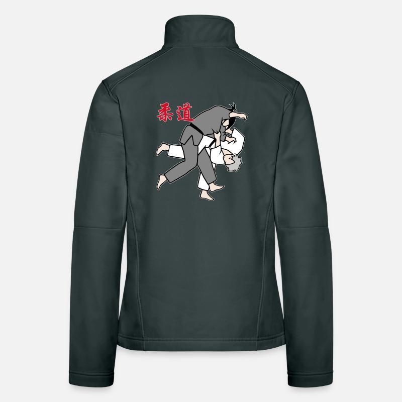 Judo - Uchi mata Frauen Softshelljacke
