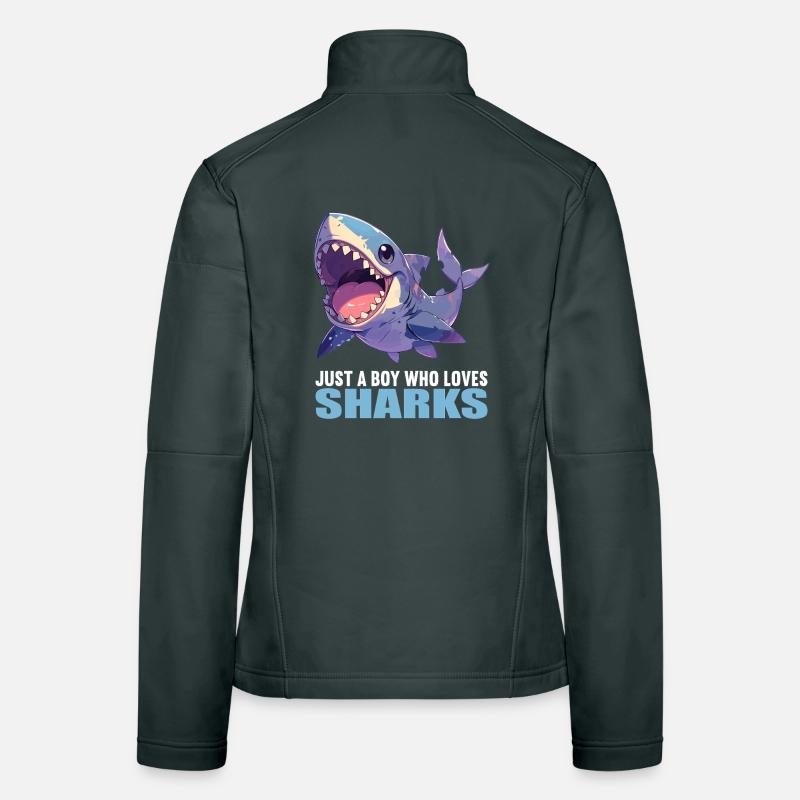 Requins Requin Veste en tissu softshell Femme