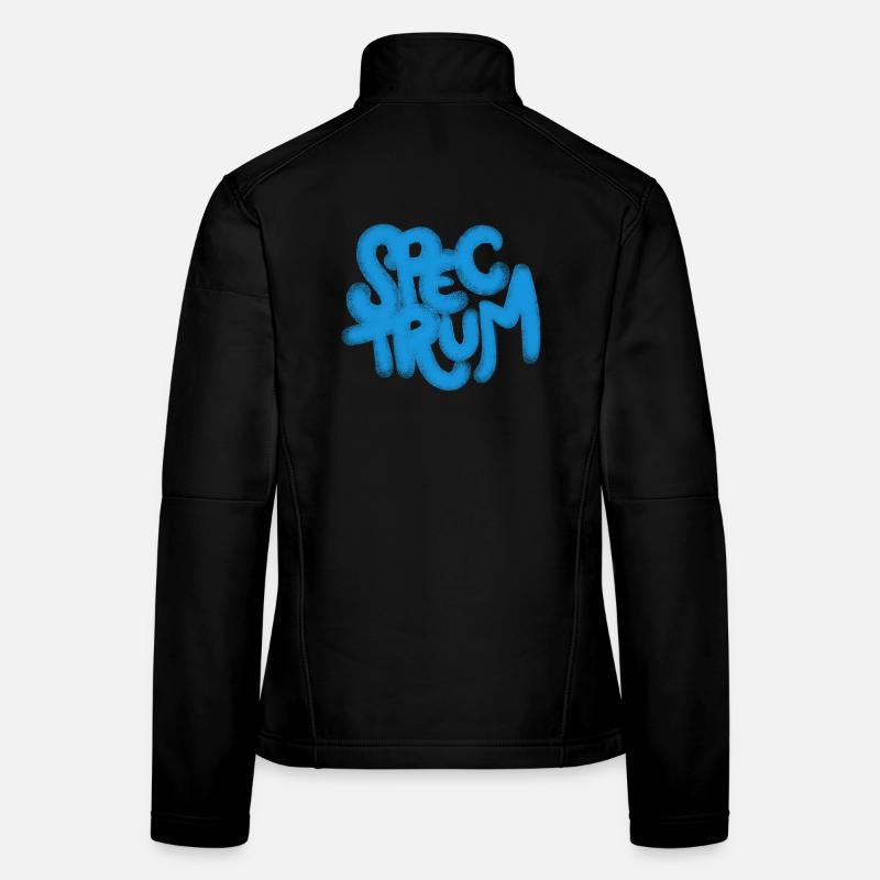 Spectrum Graffiti Style Neurodiversity Tee Women's Softshell Jacket