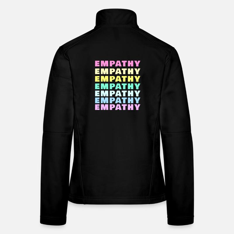 Empathy Rainbow Pastel Optics Women's Softshell Jacket