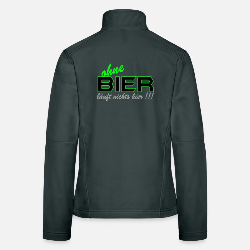 Bier - Läuft nichts hier Frauen Softshelljacke