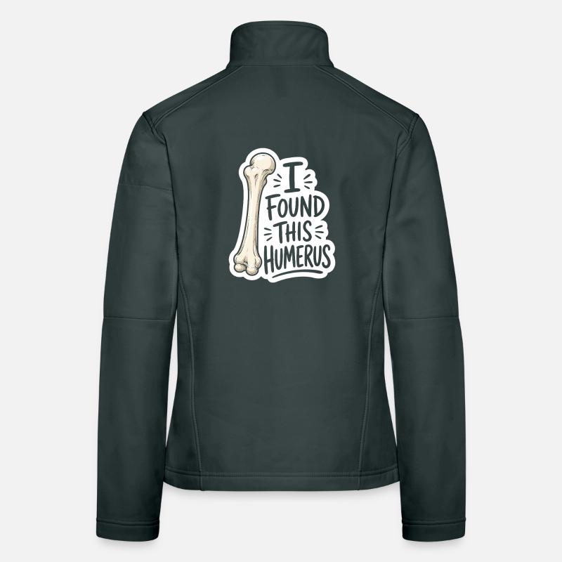 Humerus Discovery Sticker Women's Softshell Jacket